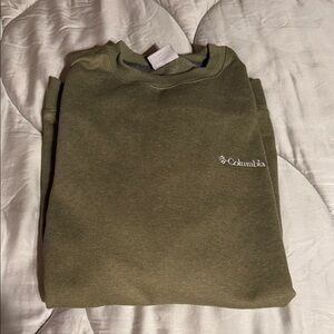 Columbia Men's Forest Green Crewneck Sweater